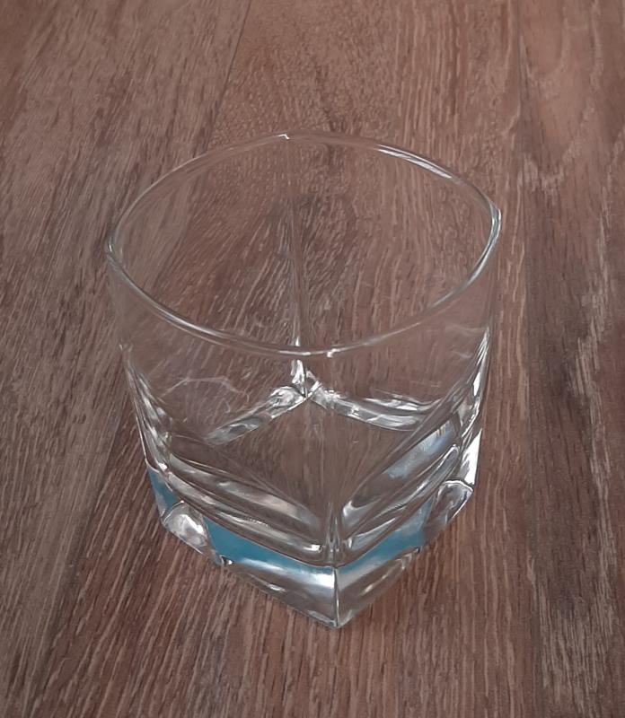Szögletes whisky pohár