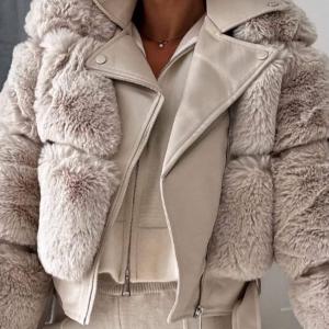 Dahna Női műszőrme kabát Bézs