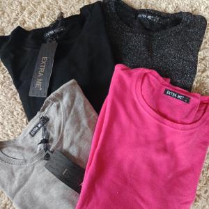 Sofi kereknyakú kötött pulóver