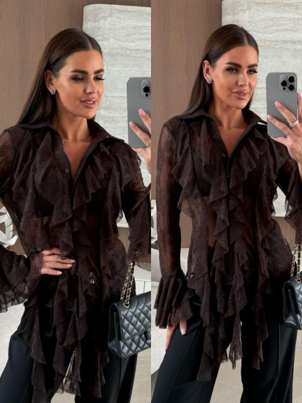 Sassy Női Csipke Felső