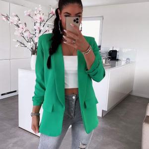 Denisa Húzott újjú női Zakó