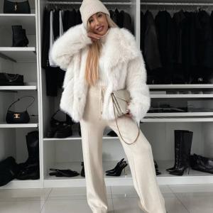 Faux Fur Coat Müszőrme Bunda
