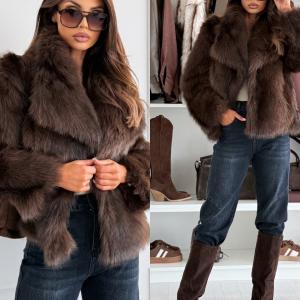 Xoxo Női Műszőrme Bunda/Kabát