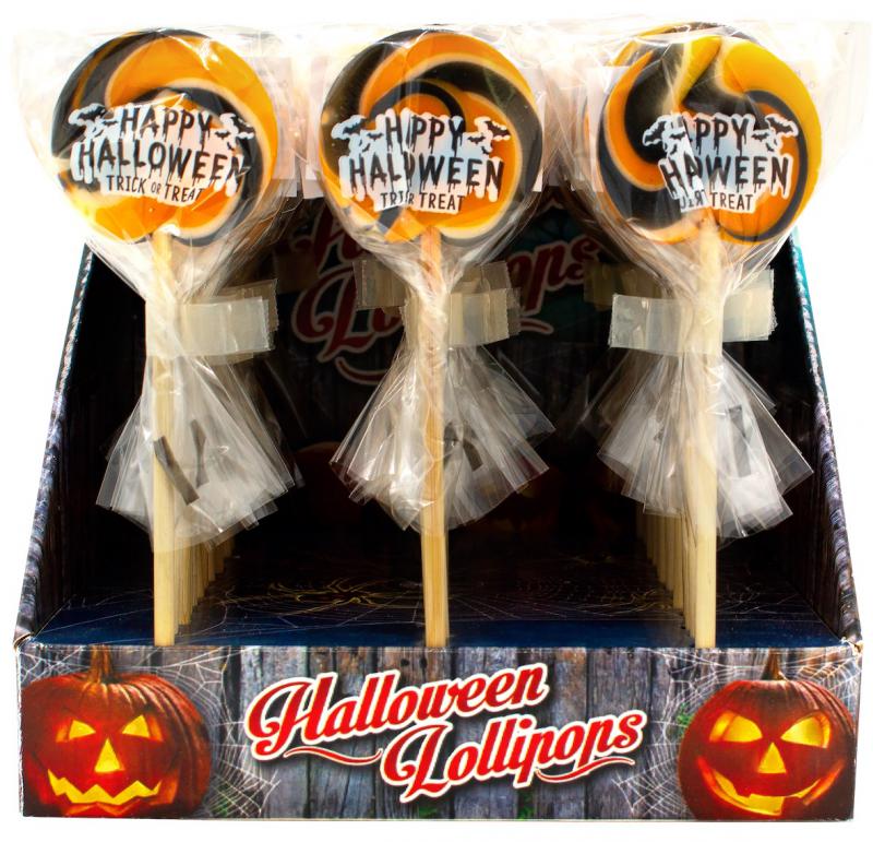Halloween Hurrikán nyalóka 18g kínálóban