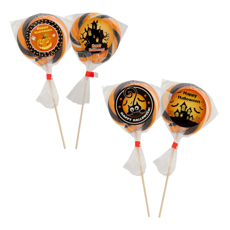 HALLOWEEN hurrikán nyalóka 50g kínálóban