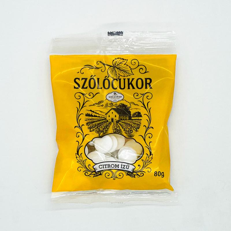 Szőlőcukor 80g Citromos