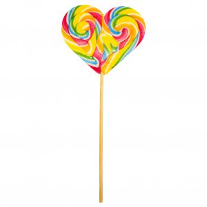 TLM heart nyalóka 110g kínálóban