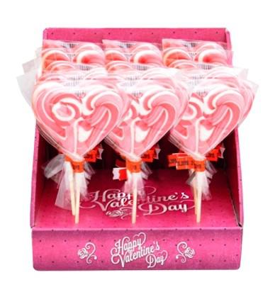 Valentin Heart nyalóka 30g kínálóban