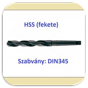 Kúposszárú csigafúró HSS DIN345