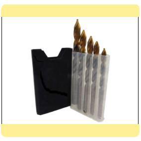 43386 Tornádó csigafúró készlet 4,0/5,0/6,0/8,0+10,0 mm HSS-GK DIN338