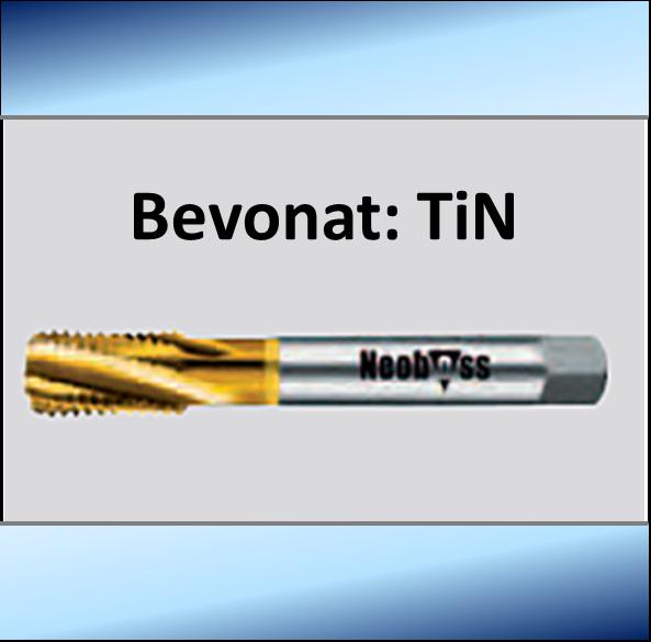 4890/80 Gépi menetfúró M3 DIN371 TiN 25° 6HX