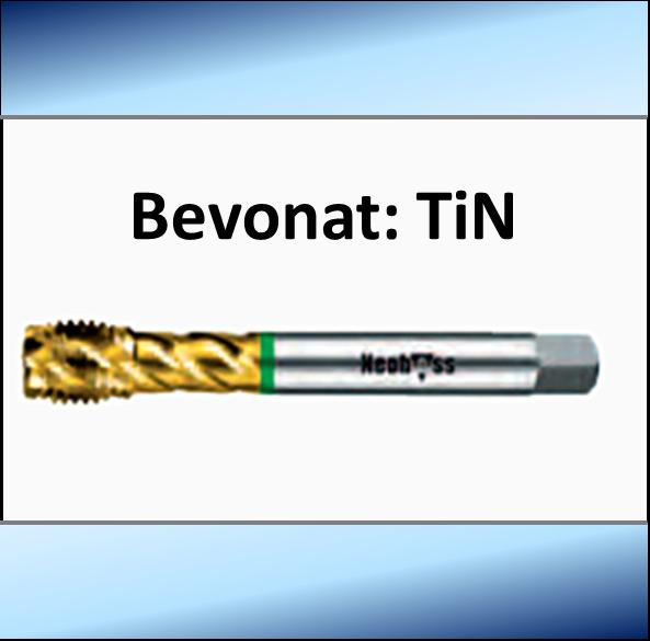 6345/80 Gépi menetfúró M16x1.5 DIN374 6H TiN