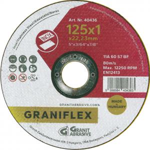 Graniflex Plussz 125x1 vágókorong (Fémek/Inox)