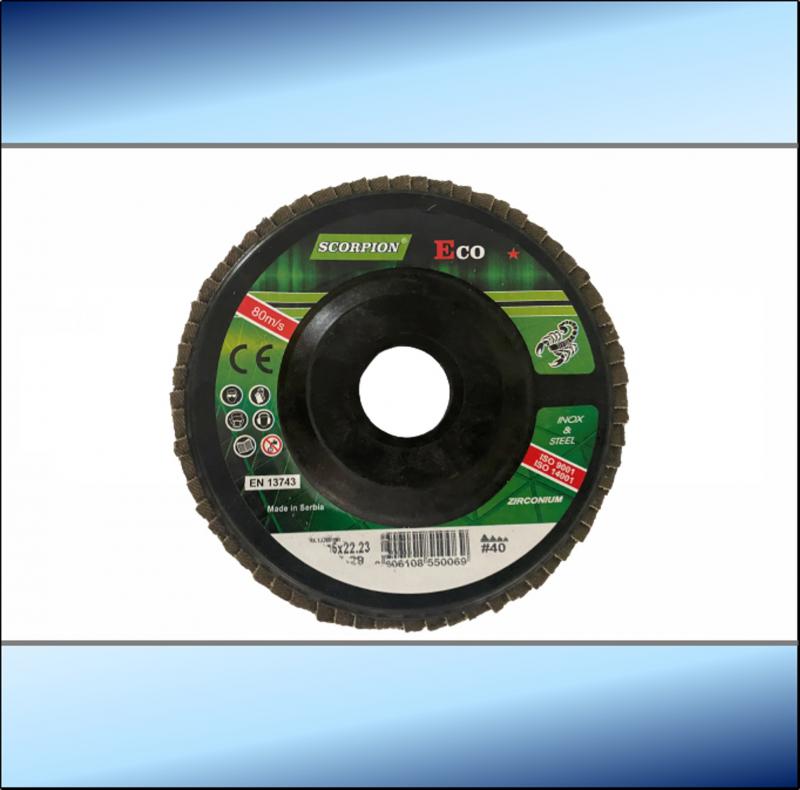 Scorpion lamellás csiszolókorong 125 Z60 Eco