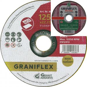 Graniflex Plussz 125x1 vágókorong (Fémek/Inox)