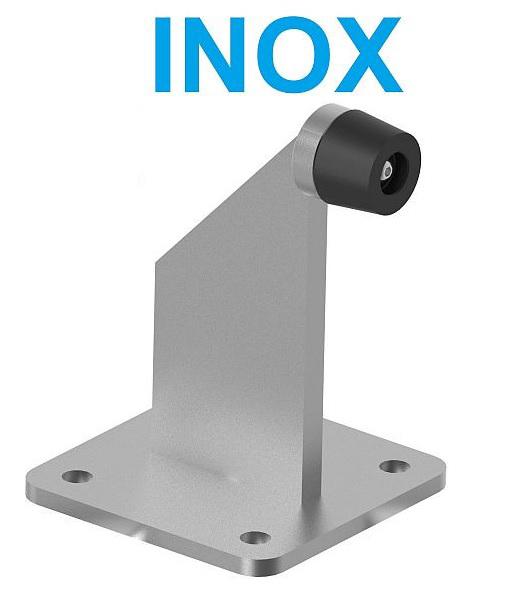 Kapuütköző talpas, lecsavarozható INOX