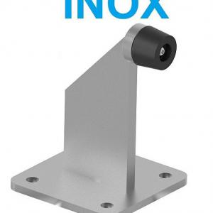 Kapuütköző talpas, lecsavarozható INOX