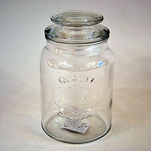 Aromazárós üveg, 11x18 cm, 1 literes