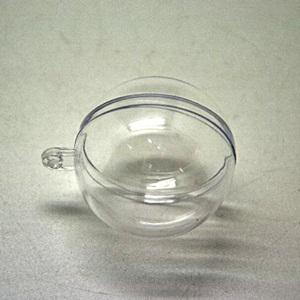 Átlátszó akril gömb, átm. 6 cm
