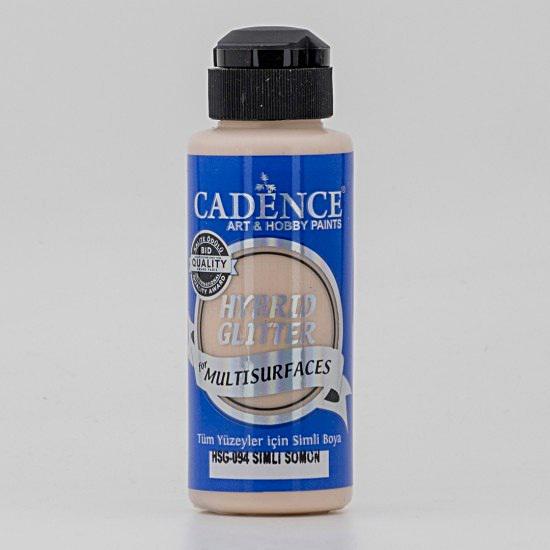 Cadence hybrid akril festék, glitteres, salmon, 120 ml