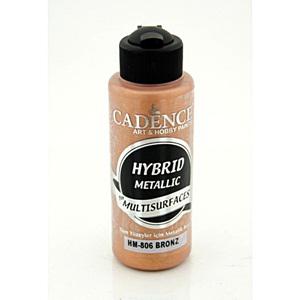 Cadence hybrid metál akrilfesték, bronz, 70 ml