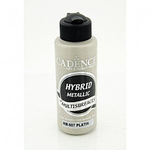 Cadence hybrid metál akrilfesték, platina, 70 ml