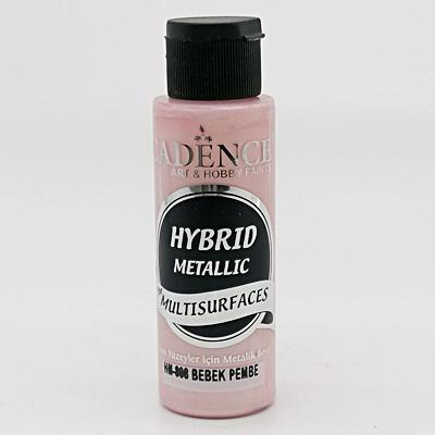 Cadence hybrid metál akrilfesték, rózsaszín, 70 ml