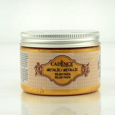 Cadence metallic relief pasta, arany, 150 ml