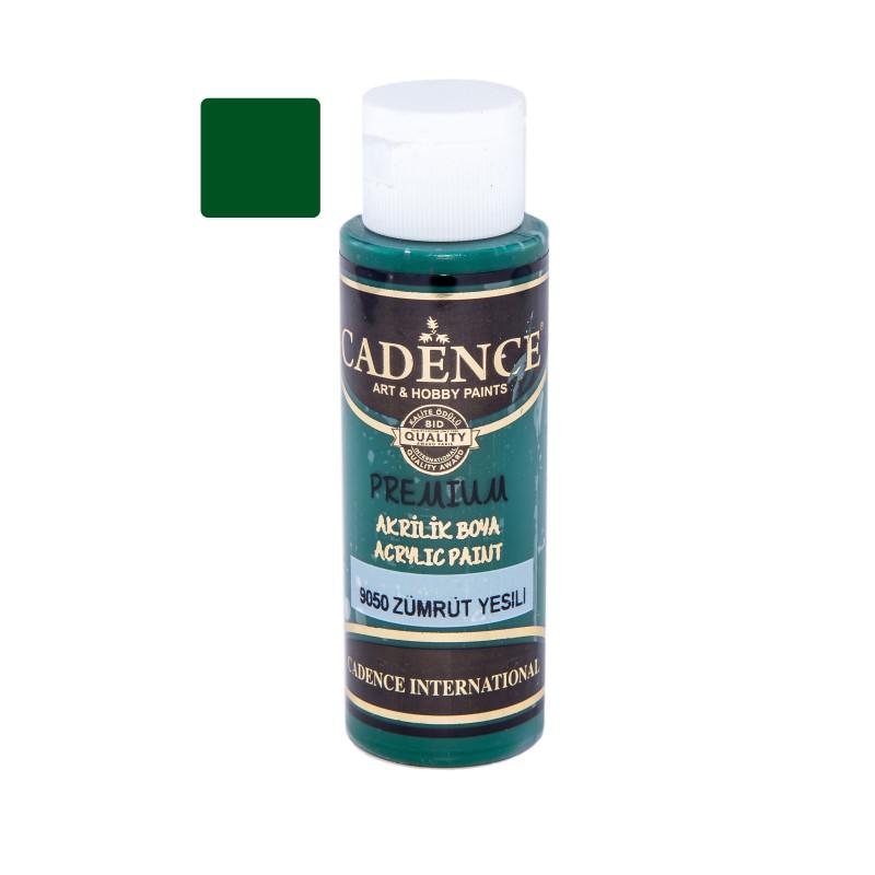 Cadence Premium akril festék, 70 ml, smaragdzöld