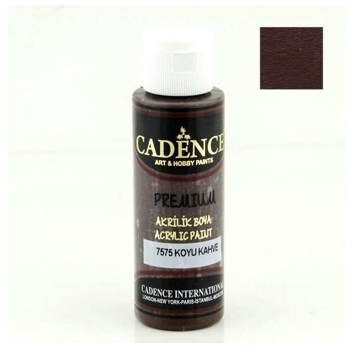 Cadence Premium akril festék, 70 ml, sötétbarna