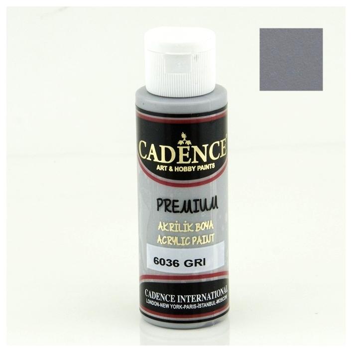 Cadence Premium akril festék, 70 ml, szürke