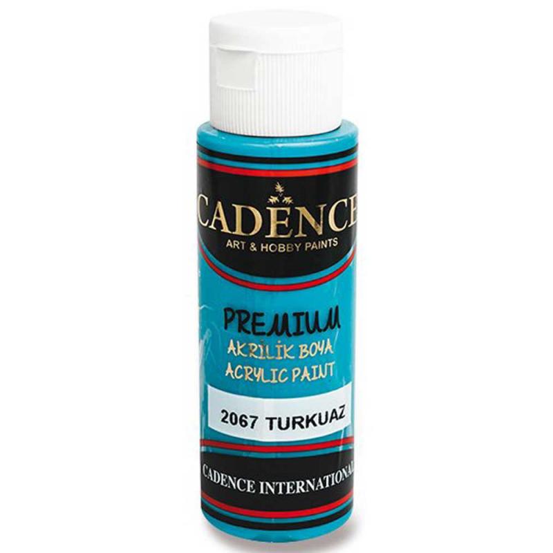 Cadence Premium akril festék, 70 ml, türkiz