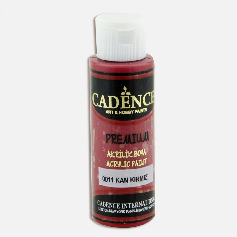 Cadence Premium akril festék, 70 ml, vérvörös