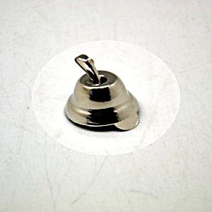 Csengettyű ezüst, mérete: 1,1 cm