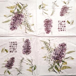 Szalvéta – Lilac white