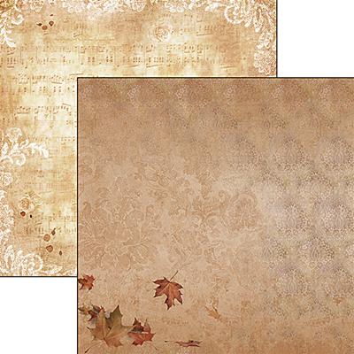 Kétoldalas scrapbook papír - Autumn breeze