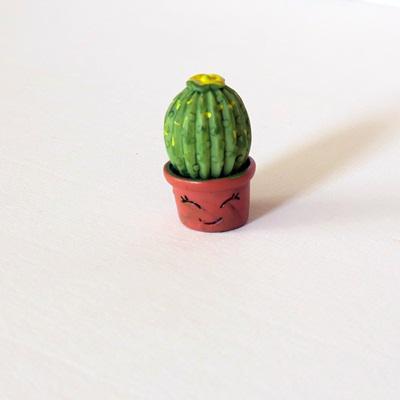 Mini poly kaktusz, mérete: 20x30 mm