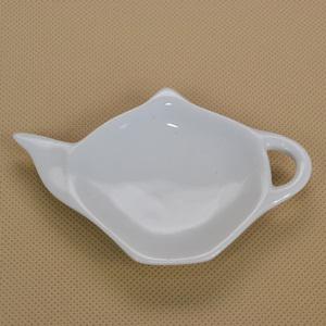 Porcelán teafilter tartó, mérete: 12x8,5x2 cm