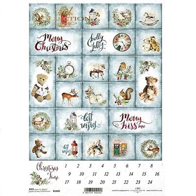 Rizspapír - adventi kalendárium