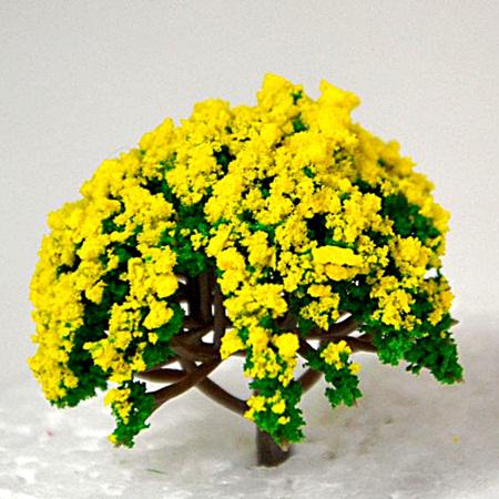 Sárga virágos fa, mérete: 50x65 mm