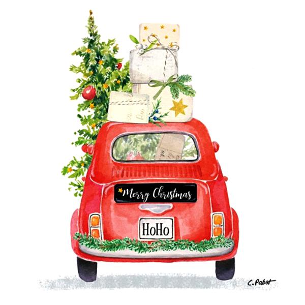 Szalvéta – Christmas taxi