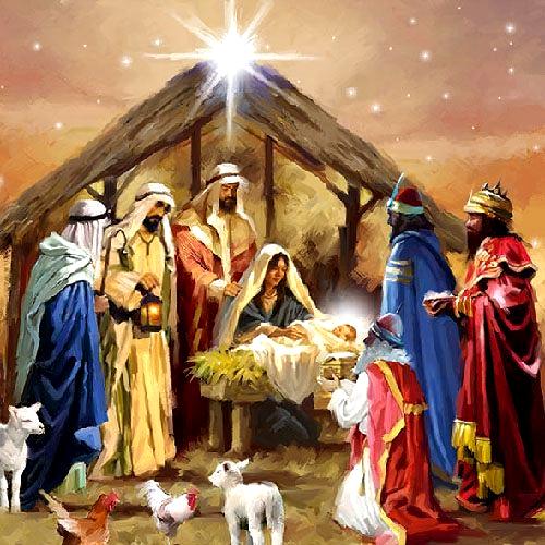 Szalvéta – Nativity collage