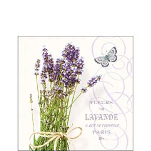 Szalvéta, Bunch of lavender white