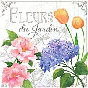 Szalvéta Fleurs de Jardin