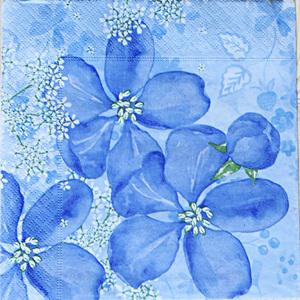 Szalvéta Kékvirág