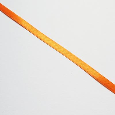 Szaténszalag, narancssárga, szélessége: 6 mm