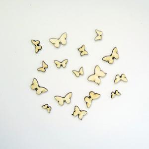 Mini pillangók, mérete: 5-10 mm