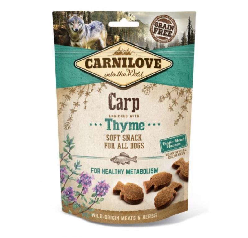 Carnilove Jutalomfalat Semi Moist Carp & Thyme - Ponty kakukkfűvel 200g