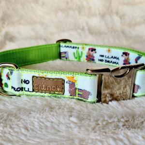 Llama Summer Green kutyanyakörv