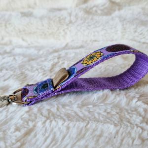 Mandala Lavender kulcstartó